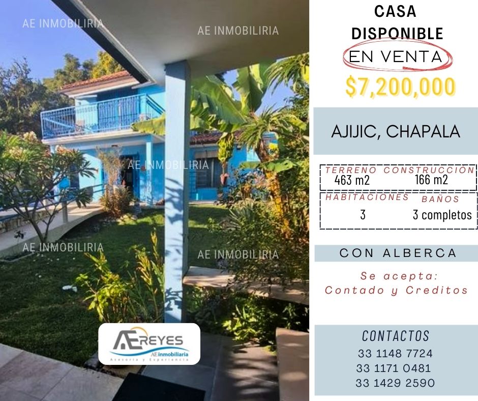 CASA EN AJIJIC EN LA CRISTINA